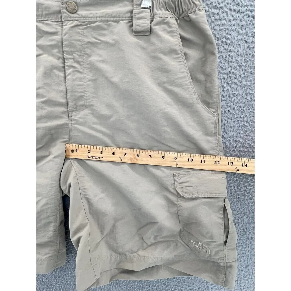 THE NORTH FACE Cargo Shorts Men's XL (38x10 Actual)‎ Beige Hiking Outdoors